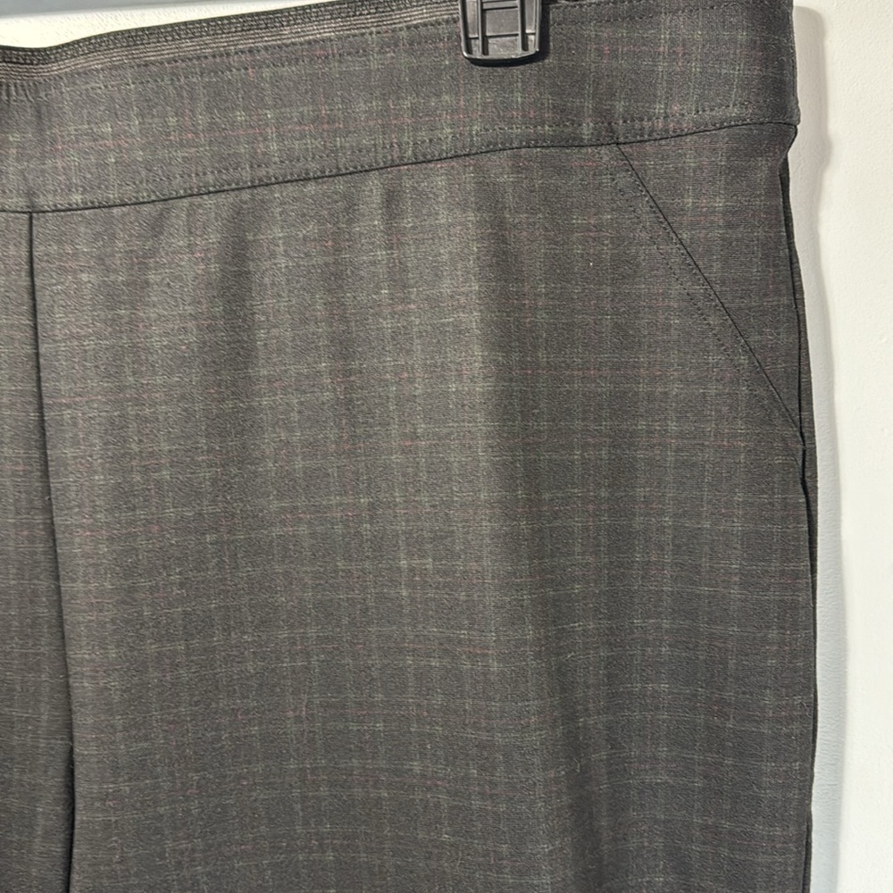Emaline‎ Pants Pull On Checked Straight Leg Stretch in Size 22W  NWT - Picture 6 of 15